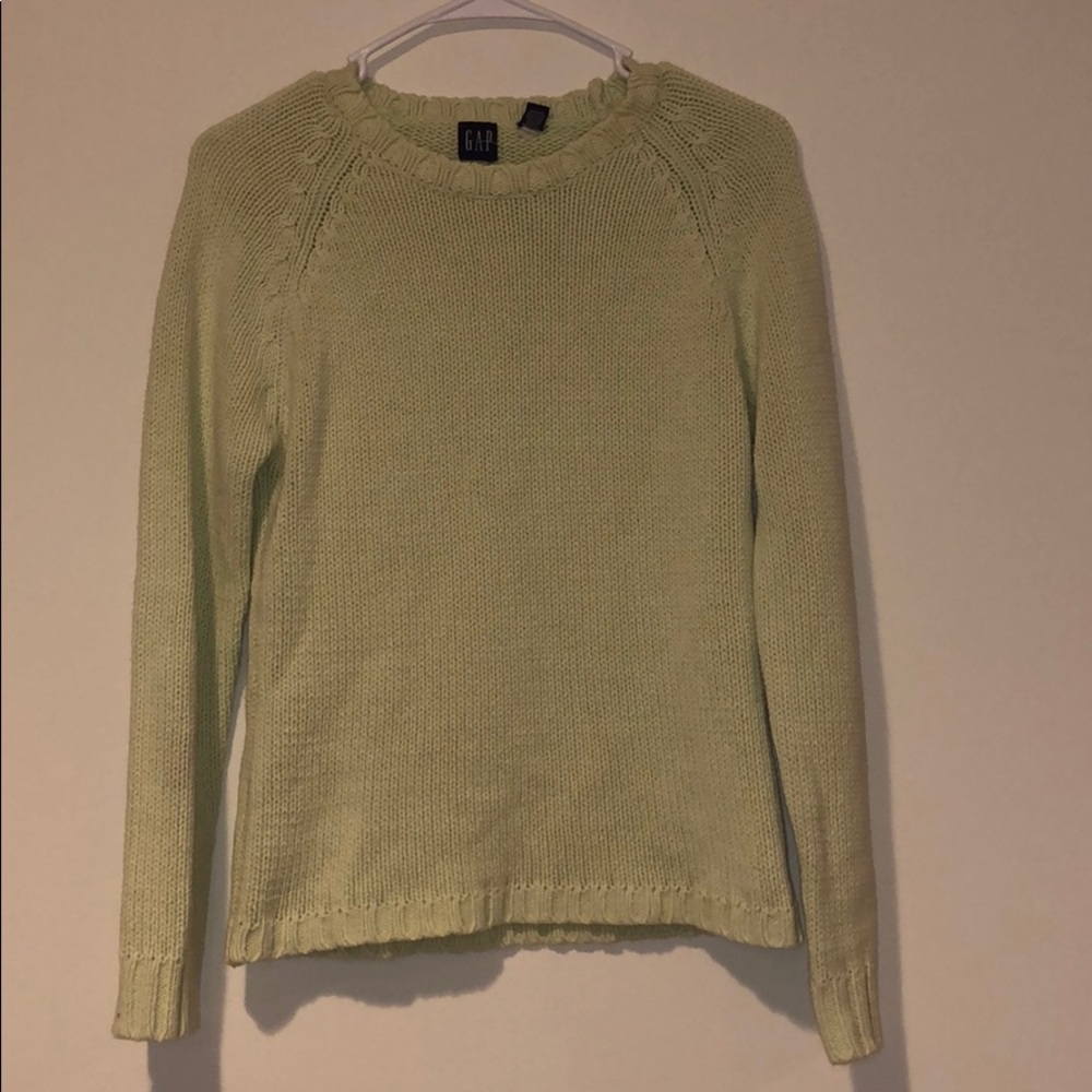 Pastel green sweater
